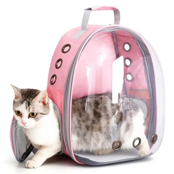 Pet Carrier Backpack transparent capsule, Bubble, Small animal, puppy, kitten... - Picture 7 of 7